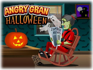 Angry Gran Run. Halloween. Грати онлайн безкоштовно.