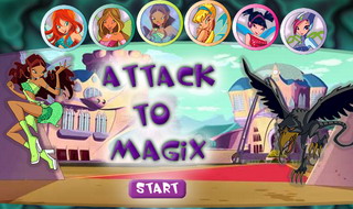 Attack to Magіx. Грати онлайн безкоштовно.