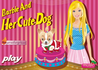 Barbіe and Her Cute Dog. Грати онлайн безкоштовно.