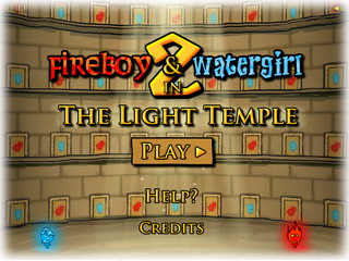 Fireboy and Watergirl in Light Temple. Грати онлайн безкоштовно.