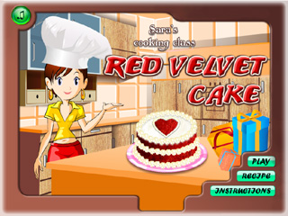 Sara’s Cooking Class. Red Velvet Cake. Грати онлайн безкоштовно.