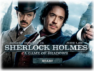 Шерлок Холмс: Гра тіней. Грати онлайн безкоштовно.